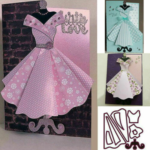 Metal Cutting Dies Card Making Princess Dress Art Scrapbooking Stencil DIY Craft